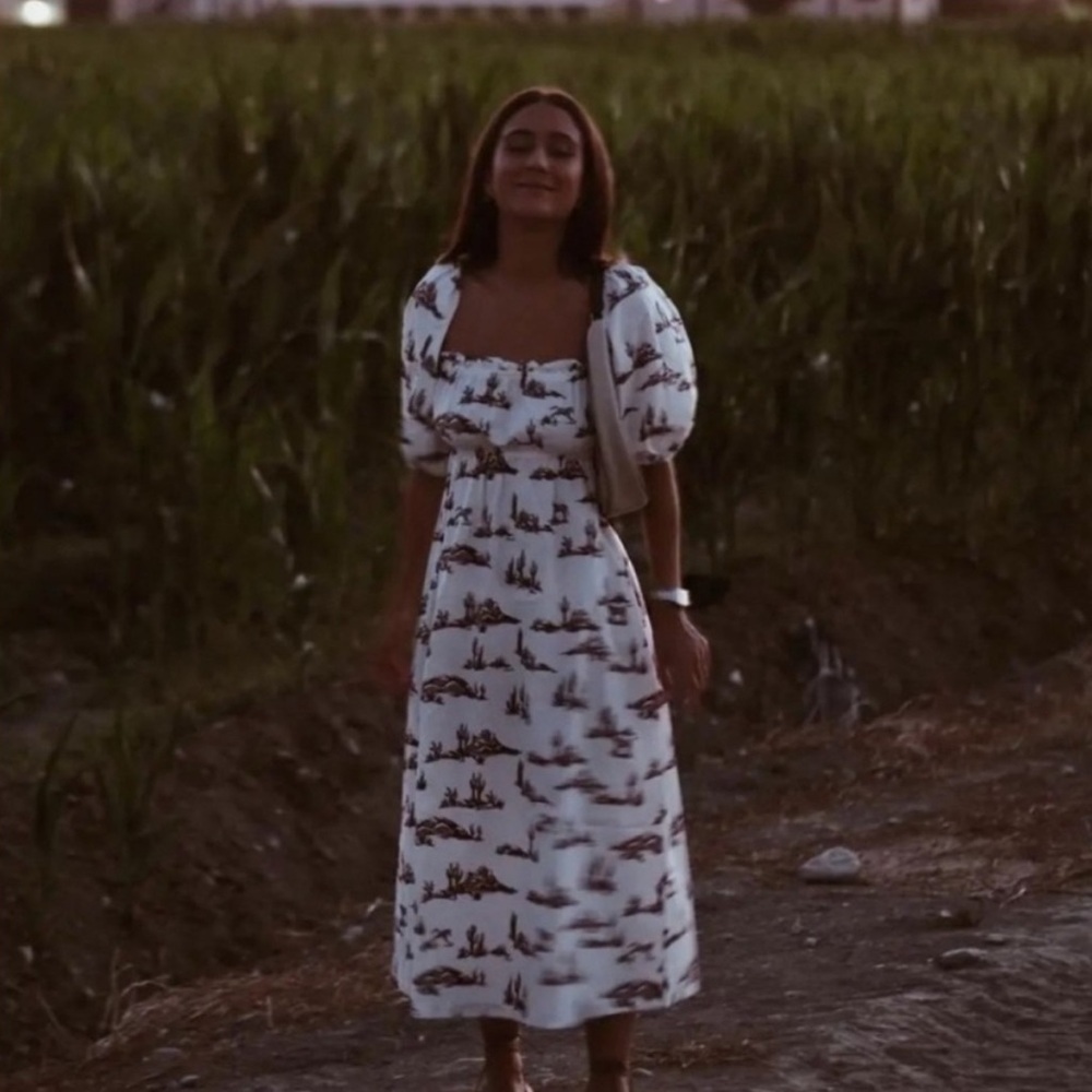 Elegant White Western Dress